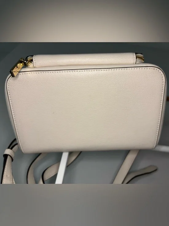 kate spade Cream Pebbled Leather Backpack with Front Pocket - Picture 8 of 16